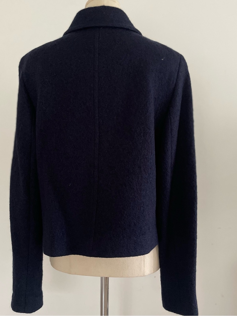 EUC TALBOTS BERKSHIRE WOOL BLEND CROP JACKET SZ 10 - Picture 6 of 8